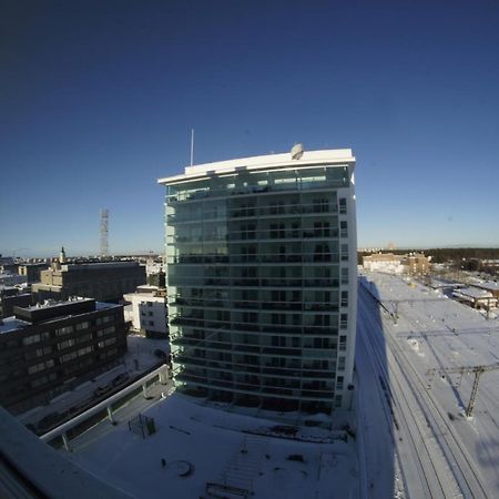 Keskustan Kaksio 45 M2 Autopaikalla, Rautatienkatu 19, 9 Krs Apartment Oulu Luaran gambar