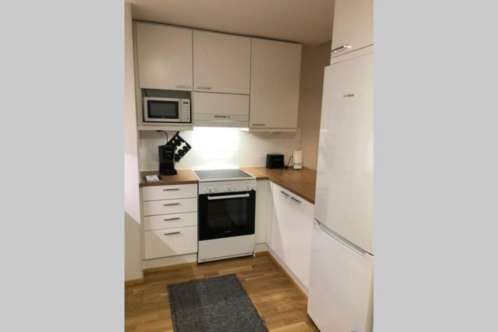 Keskustan Kaksio 45 M2 Autopaikalla, Rautatienkatu 19, 9 Krs Apartment Oulu Luaran gambar