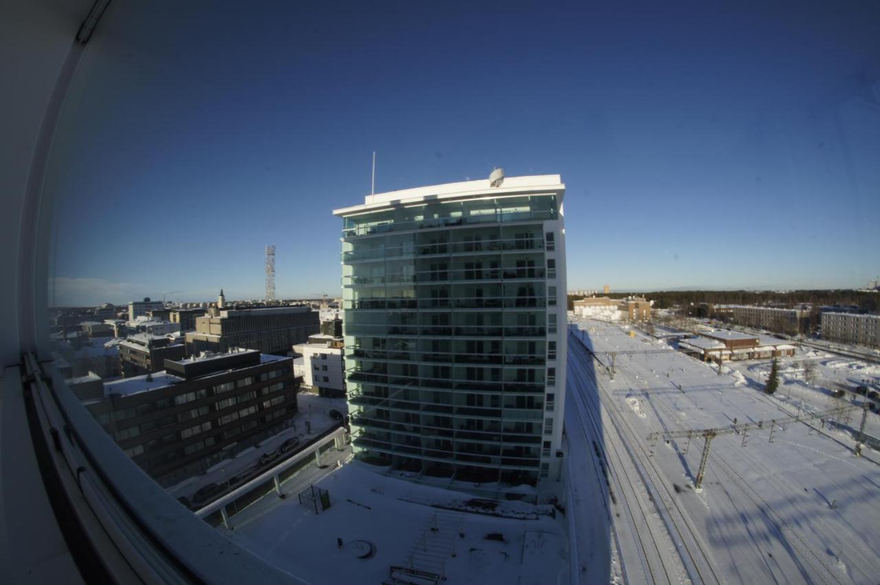Keskustan Kaksio 45 M2 Autopaikalla, Rautatienkatu 19, 9 Krs Apartment Oulu Luaran gambar